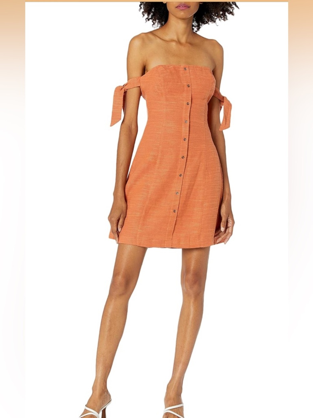 ASTR the Label ‘Araceli’ Mini Dress in Burnt Orange NWT